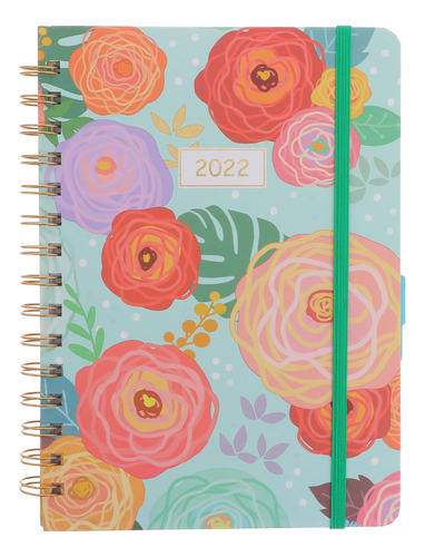 Cuaderno De Calendario 2022 Agenda Book Coil
