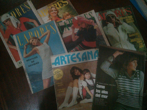 Antiguo Lote Moda Retro 14 Revistas Labores Años 70 Otras (Usado)