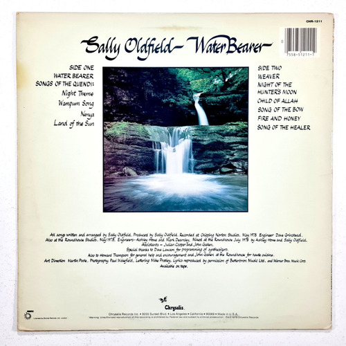 Sally Oldfield - Water Beaber (1978) Usa - Vinilo / Lp (Usado)