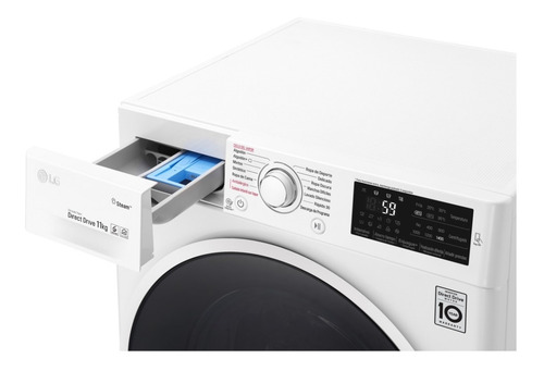 Lavarropas Frontal LG 11 Kg Wm11wbs6 - Garantía Oficial
