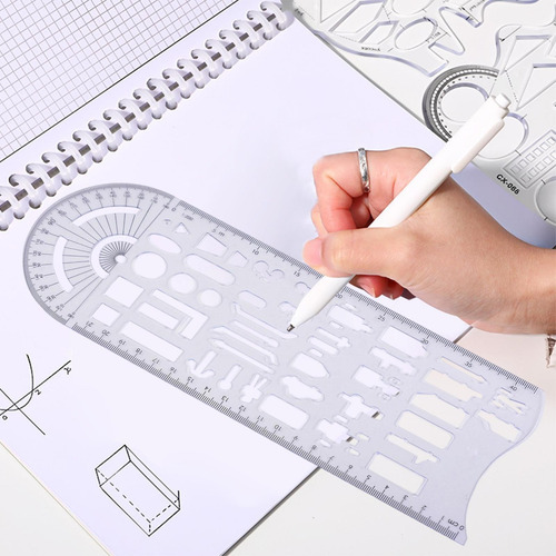 Regla De Dibujo Símbolos De Accidentes De Tráfico