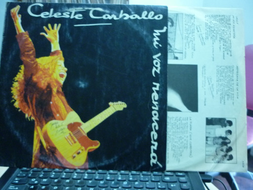 Celeste Carballo Mi Voz Renacerá Vinilo Ex Insert Tapa Vg