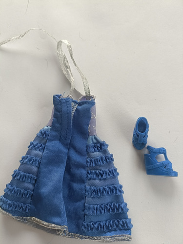 Barbie Outfit Diez Vestido Y Zapatos (Usado)