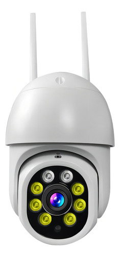 Camara Seguridad Ip Wifi C/audio Hd Domo Mov Color Blanco