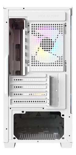 Gabinete Gamer Acegeek Shadow Mid-tower Lateral/vidro Branco