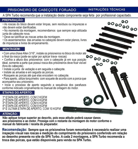 Prisioneiro De Cabeçote Forjado Motor 2jz