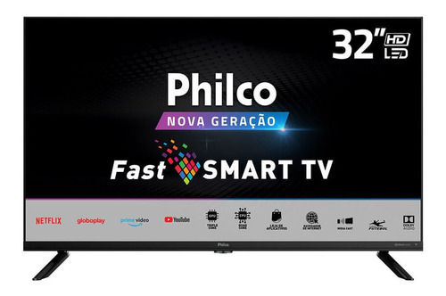 Imagem 1 de 4 de Smart Tv Philco 32'' Led Netflix Ptv32g70sbl  Bivolt