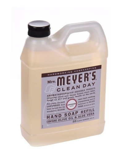 Mrs. Meyers Jabón Liquido Manos , Lavanda  975ml Caja 6 