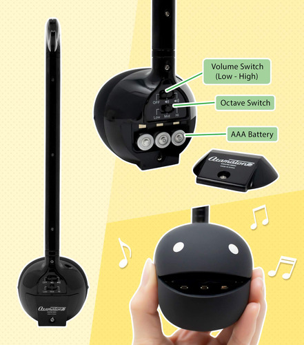 Sintetizador Electrónico Cube Otamatone, Color Negro