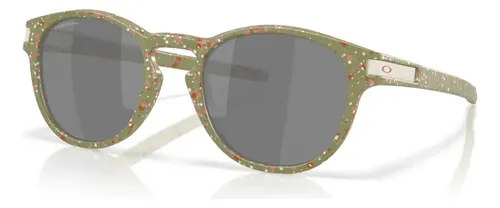 rara様 Óculos De Sol Oakley Latch Matte Fern Terrazzo Prizm Black Cor