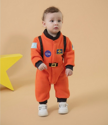 Fantasia Astronauta Bebe E Recém Nascido Body Traje Espacial