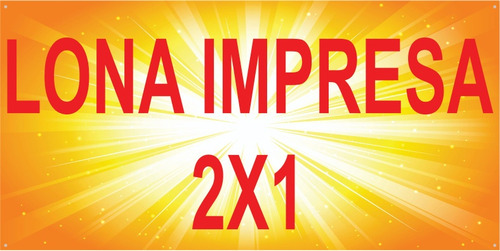 Lona Personalizada 2x1