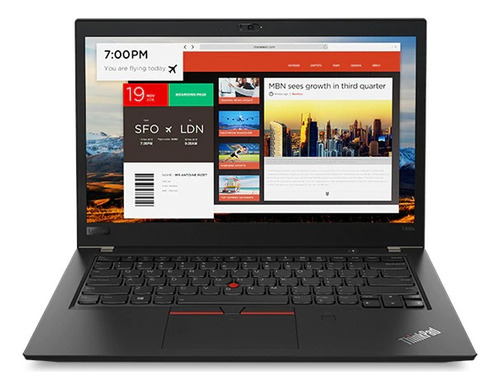 Imagen 1 de 7 de Notebook Ideal Exigentes I7 8gb Nvme 256gb Lenovo T480s