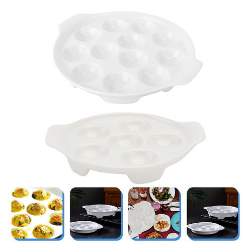 Plato De Cerámica Para Hornear Con Forma De Caracol, 2 Unida