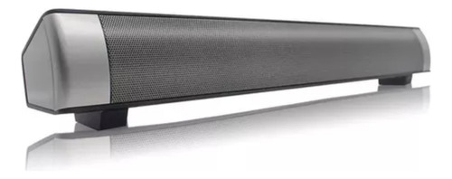 Barra Sonido Sound Bar 2.0 Bluetooth 10w Home Teather Gris