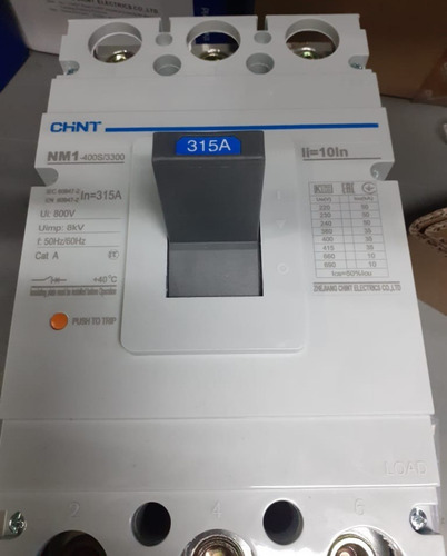 Breaker O Interruptor De 315 Amp Nm1 3 Polos Chint.