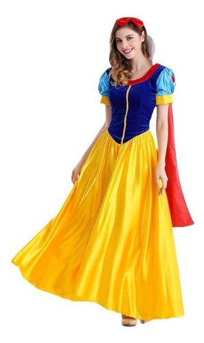 Vestido De Cosplay Adulto Blancanieves Chica Princesa Vestid