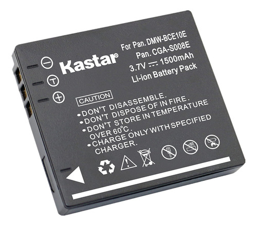 Kastar Batería De Repuesto Para Panasonic Lumix Cga-s008 D.