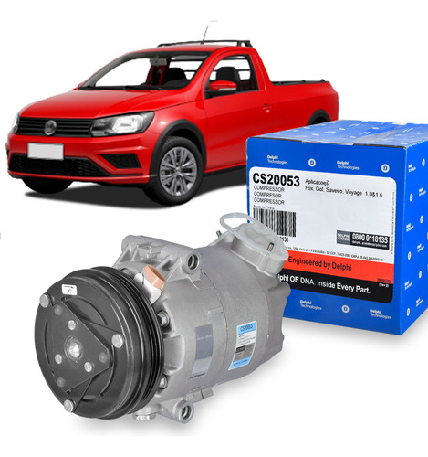 Compressor Ar Saveiro 1.6 2009 Até 2016 - Cs20053