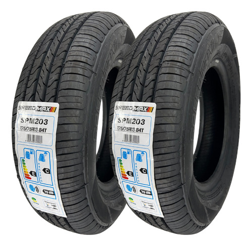 Kit 4 Pneus Speedmax Spm203 Aro 13 Novos 175/75r13 84t