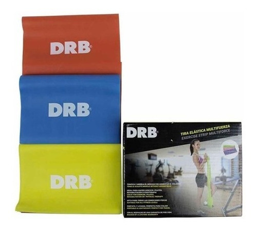 Set De 3 Bandas Elásticas Theraband Yoga Y Multifuerzas Drb