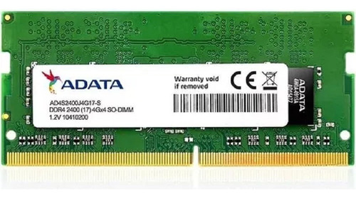 Memoria Ram 4g Ddr4-2400 Adata Ad4s2400j4g17-s