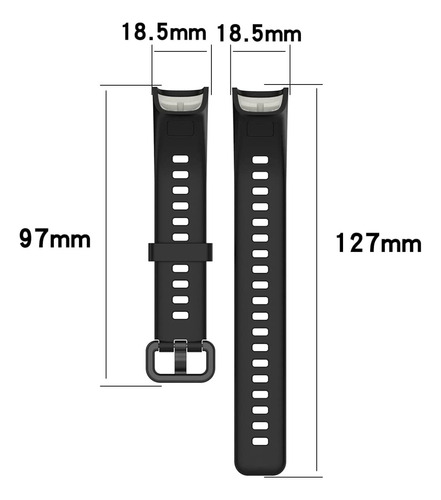 Correa Generica Reemplazo Para Huawei Band 4 Ads-b29