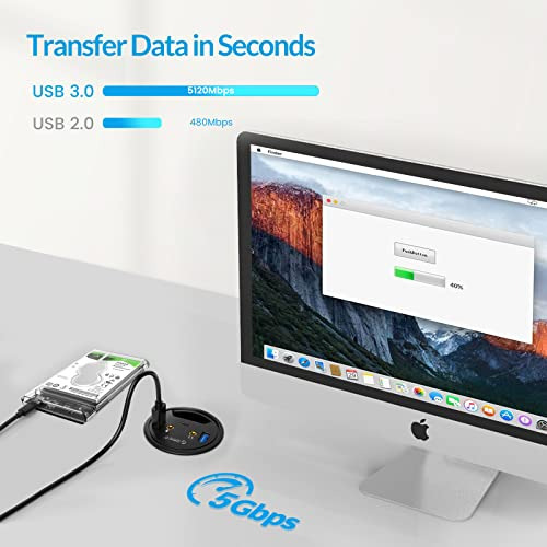 Hub Usb 3.0 Orico Desk Grommet Con 2 Puertos Tipo A Y 1 Tipo