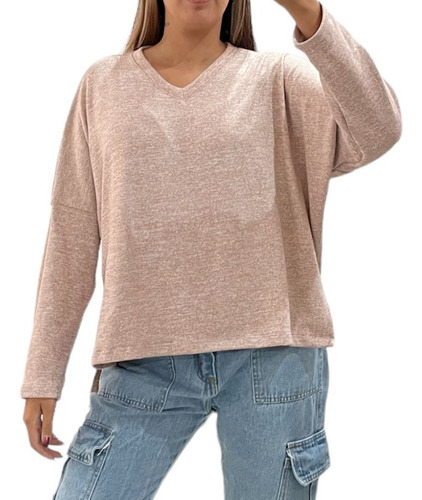 Sweater Mujer Escote En V Bremerina Nueva Temporada