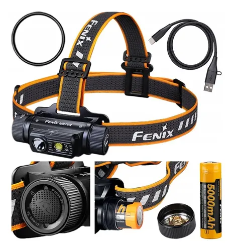 Lanterna De Cabeça Led Fenix Hm70r Branco Preto | MercadoLivre