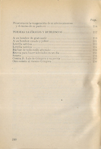 Poesía Selecta / Luis De Góngora / Francisco De Quevedo / 20 (Usado)
