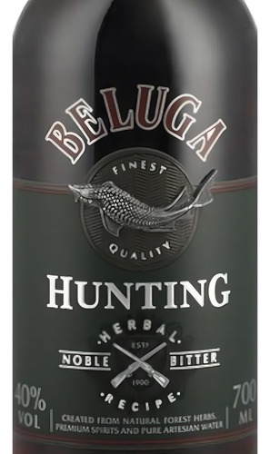 Pack De 12 Licor Beluga Hunting Herbal Bitter 700 Ml