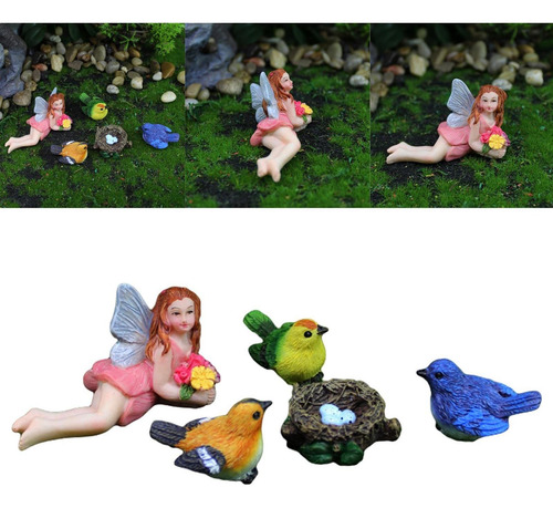 Figuritas De Jardín De Hadas, Accesorios Para Casa De