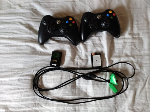 Xbox 360 Slim 4gb, Disco 500gb, 2 Controles, 24 Juegos