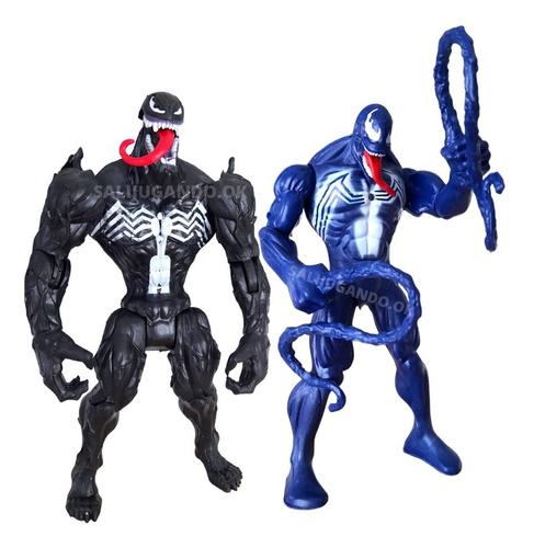 Muñecos Venom X2 Articulados 16cm Carnage Lasher Con Luz