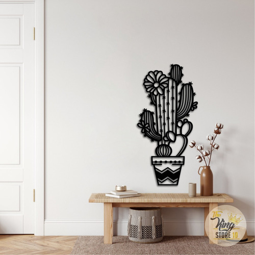 Cuadro Decorativo Cactus Hogar Corte Lase Mdf The King Store