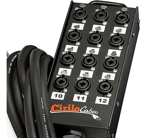 Medusa 12 Vias Com Conectores Combo - 9 Metros