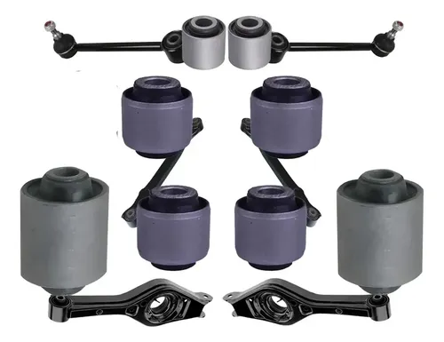 Kit 8 Bucha Suspensão Traseira Sportage Ix35 2011 A 2016