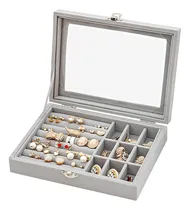Comprar Organizador Joyas Alhajero Cofre Anillos Aritos Bijou Aro