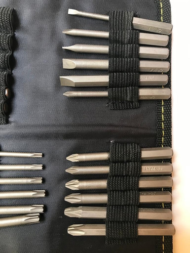 Imagen 5 de 6 de Desarmador Set 26 Piezas Incluye Puntas Y Funda Marca Ingco