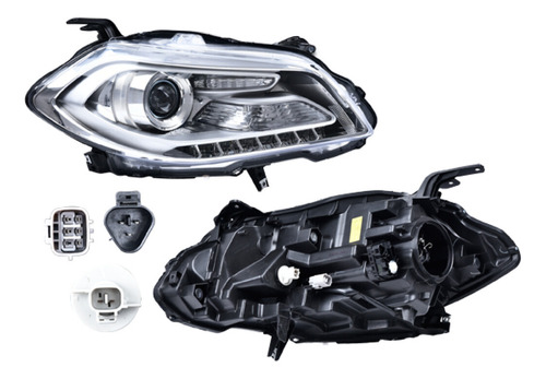 Faro Suzuki S-cross 2014 - 2016 C/leds P/foco Xenon Der