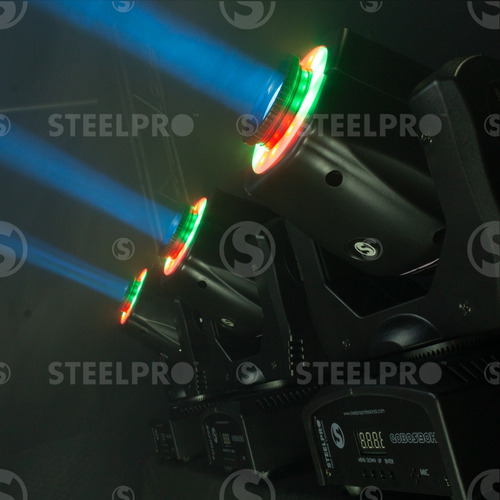 Cabeza Móvil Spot 90h Con Gobos 90 Watts Steelpro