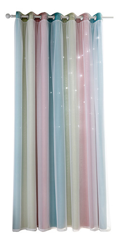 Cortina Con Ventana De 1 Estrella Para Blackout Star Panel S