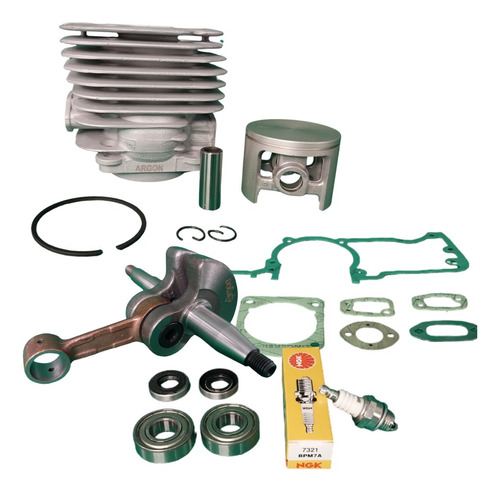 Kit Cilindro Virabrequim Rolamento Motosserra Husqvarna 272