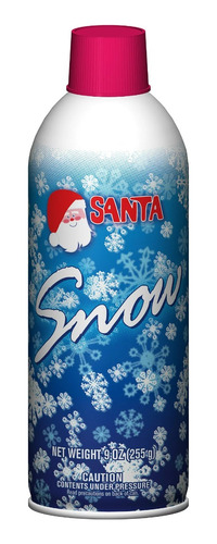 Par Nieve Artificial Aerosol Spray Santa Snow Arbol Navidad