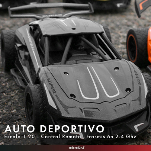 Auto Carrera Control Remoto 1:20 Batería Recargable Juguete