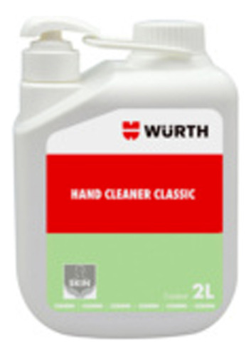 Jabón Desengrasante Mecanico (manos) Clasico Wurth 2 Lt