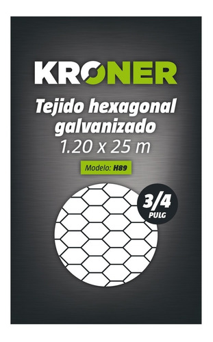 Imagen 4 de 5 de Tejido Malla Hexagonal Galv. 3/4 X 1.20 Mt. X 25 Mt ( Envío)