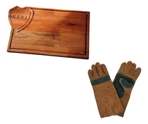 Comprar Tabla Asador Boca Jr + Par Guantes Parrilleros Reforz