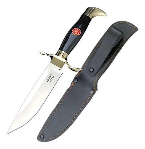 Cuchillo Recto Con Funda Militar Supervivencia Camping Edc